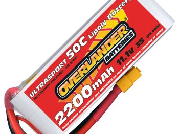 OVERLANDER ULTRASPORT 1350MAH 3S 11.1V 45C LIPO
